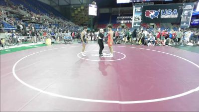 215 lbs Cons 64 #1 - Mustafa Hadi, VA vs Easton Belfiore, PA