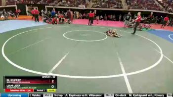 46 lbs Quarterfinal - Liam Loya, Standfast Texas Wrestling Club vs Eli Elfrez, Waco Wrestling Academy