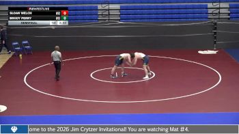285 lbs Semifinal - Sloan Welch, Wisconsin Eu Claire vs Brody Perry, Wisconsin Eu Claire