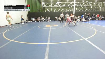 128 lbs Rr Rnd 3 - Christian Kinee, Sly Fox Orange - HSC vs James Knox, Apache Blue - HSC