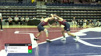 125 lbs Final - Max Gallagher, Univ Of Pennsylvania vs Ryan Miller, Univ Of Pennsylvania