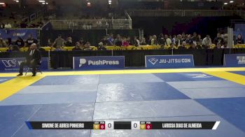 Larissa Dias De Almeida vs Simone De Abreu Pinheiro 2026 Pan Jiu Jitsu IBJJF Championship