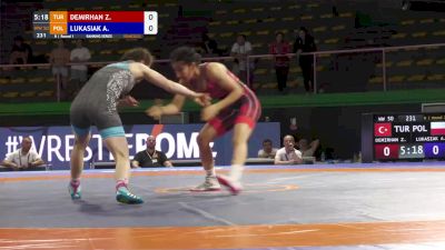 50 kg - Zehra Demirhan, TUR vs Anna Lukasiak, POL