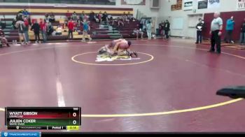 160 lbs Cons. Round 3 - Wyatt Gibson, Enumclaw vs Julien Coker, White River