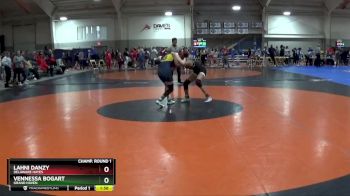 120 lbs Champ. Round 1 - Vennessa Bogart, Grand Haven vs Lahni Danzy, Delaware Hayes