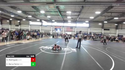 37 lbs Rr Rnd 2 - Gianni Rodriguez, Aces Wrestling Academy vs Edward De La Torre, Desert Dogs WC