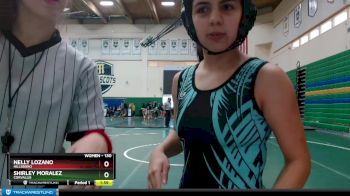 130 lbs Cons. Round 2 - Shirley Moralez, Corvallis vs Nelly Lozano, Hillsboro