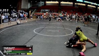 88 lbs Round 3 (6 Team) - Tyler Elliott, Dayton Bandits vs Mia Zugai, Silo WC