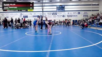 157 lbs 3rd Place Match - Zane Swafford, Berryhill vs Blaine Miller, Barnsdall