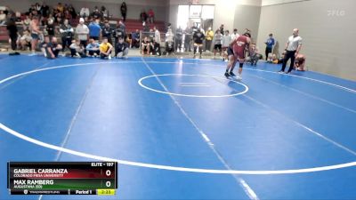 197 lbs Cons. Round 2 - Max Ramberg, Augustana (SD) vs Gabriel Carranza, Colorado Mesa University