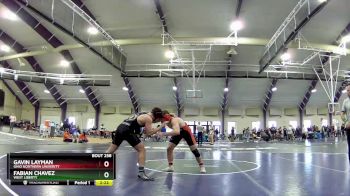 184 lbs Cons. Round 3 - Fabian Chavez, West Liberty vs Gavin Layman, Ohio Northern Univerity