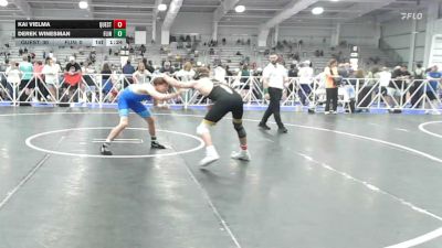145 lbs Round Of 32 - Kai Vielma, Quest School Of Wrestling Black - HSB vs Derek Winesman, Flint Tropics - HSB