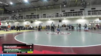 87 lbs Semifinal - Kellen Schoeff, Contenders Wrestling Academy vs Traevon Ducking, Contenders Wrestling Academy