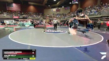 2A 120 lbs Champ. Round 1 - Kolter Kelly, Millard vs Alexander Pierson, Utah Military Academy