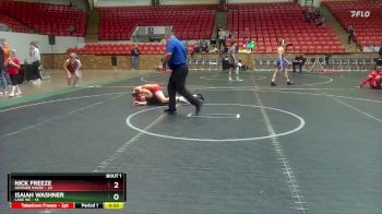 105 lbs Finals (2 Team) - Nick Freeze, Hoosier Havoc vs Isaiah Washner, Lake WC