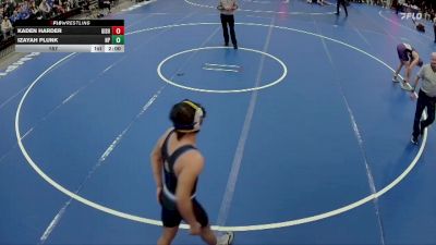 157 lbs Quarterfinals (8 Team) - Kaden Harder, Grand Island vs Izayah Plunk, North Platte