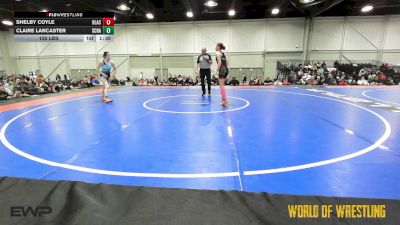 125 lbs Rr Rnd 1 - Shelby Coyle, Black Widows 7-12 vs Claire Lancaster, Scrappers 7-12