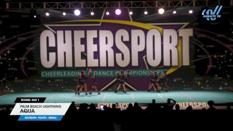 Palm Beach Lightning - AQUA [2024 L3 Youth - Small Day 1] 2024 CHEERSPORT National All Star Cheerleading Championship