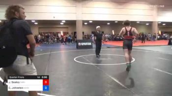152 lbs Quarterfinal - Joseph Sealey, Darkhorse Wrestling vs Clay Johnston, Warrior Wrestling Club