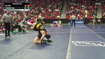 3A-175 lbs Cons. Round 3 - Eli Cox, Indianola vs Connor Hill, Bettendorf