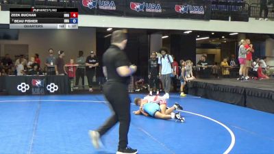 93 lbs Quarters - Zeek Buchan, Nebraska Wrestling Academy vs Beau Fisher, Hurricane Wrestling Academy