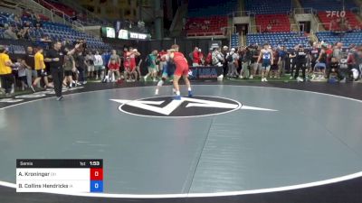 170 lbs Semis - Anthony Kroninger, Ohio vs Broedy Collins Hendricks, Iowa