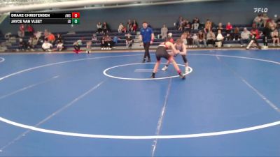 109-120 lbs Cons. Semi - Jayce Van Vleet, East Butler vs Drake Christensen, Amherst Wrestling Club