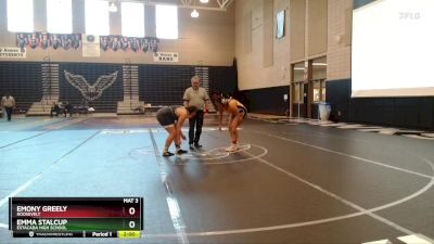 235 lbs Quarterfinal - Emony Greely, Roosevelt vs Emma Stalcup, Estacada High School