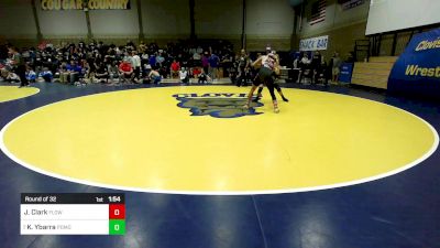 168 lbs Round Of 32 - Jason Clark, Flowery Branch (GA) vs Kalob Ybarra, Pomona (CO)