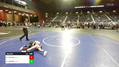 61 lbs Round Of 16 - Kye Camino, Douglas WC vs Hawk Hecker, North Big Horn Rams