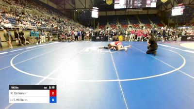 190 lbs Round Of 128 - Rebecca Oetken, WY vs Tru Willis, WA