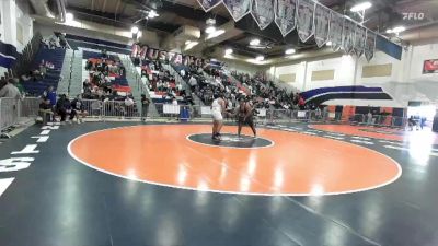 285 lbs 7th Place Match - Aaron Gonzalez, Canyon Springs vs Nicolas Veasley, JW North