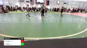 74 lbs Consi Of 4 - Alias Trujillo, Montrose Elite vs James Moore, Stout Wrestling Academy