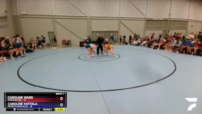 200 lbs Round 2 (8 Team) - Caroline Ward, Missouri Fire vs Caroline Hattala, Pennsylvania Blue