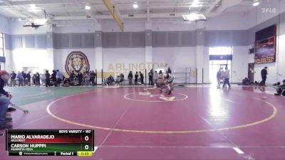 157 lbs Cons. Round 4 - Mario Alvaradejo, Hillcrest vs Carson Hupppi, Murrieta Mesa