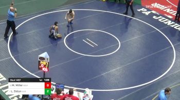 107 lbs Final - Melvin Miller, Bishop McCort vs Landon Sidun, Norwin