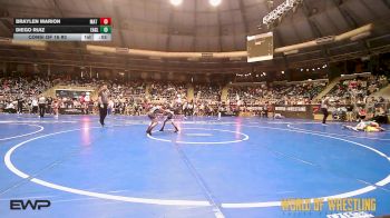 58 lbs Consi Of 16 #2 - Braylen Marion, Mat Psycho vs Diego Ruiz, Eagle Empire