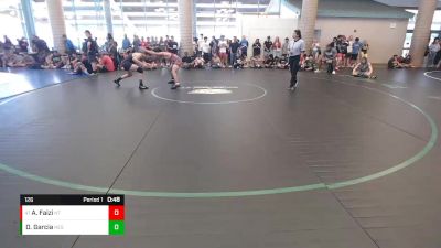 126 lbs Cons. Round 3 - Ahmad Faizi, NorCal Takedown vs Dylan Garcia, Hesperia