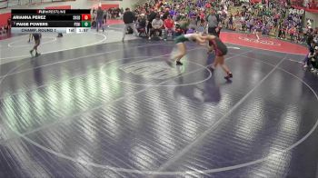 135 lbs Champ. Round 1 - Paige Powers, Peninsula vs Arianna Perez, Sunnyside