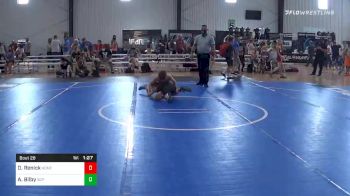 84 lbs Quarterfinal - Dane Renick, Honey Badger WC vs Adam Bilby, South Central Punishers