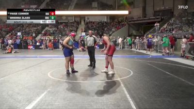 185 lbs Champ. Round 1 - Brienna Glass, Bobcat Wrestling Club vs Paige Conner, Rossville