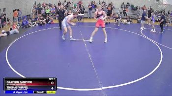 144 lbs Quarterfinal - Grayson Fabrycki, All-Phase Wrestling vs Thomas Wippel, Eagle Point Wrestling