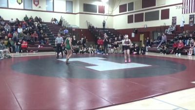 110 lbs 3rd Place Match - McKenzie Ostola, Dubuque Hempstead vs Alexis Vogel, Western Dubuque