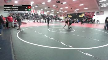 155 lbs Cons. Round 3 - Chanelle Gephart, Yucca Valley vs Michelle Flores, Rio Mesa