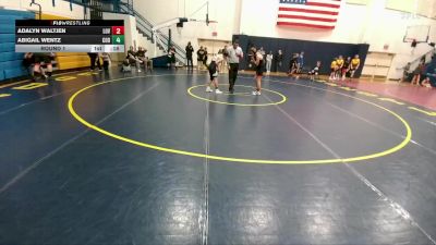 105 lbs Semifinal - Dawson Roof, Powell Middle School vs Brogan Tidemann, Worland Middle School