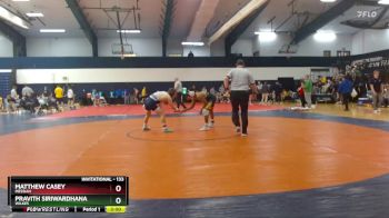 133 lbs Cons. Round 2 - Pravith Siriwardhana, Wilkes vs Matthew Casey, Messiah