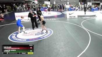 100 lbs Round 1 - Ian Elias, Youngblood Wrestling Club vs Landon Amick, California