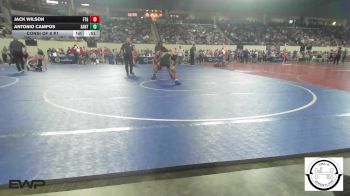 143 lbs Consi Of 8 #1 - Jack Wilson, Fort Gibson vs Antonio Campos, Santa Fe South