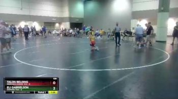 106 lbs Round 5 (6 Team) - Eli Gabrielson, Diamond Fish vs Talon Belding, Nebraska Hangin` 10`s