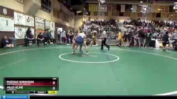 220 lbs Champ. Round 1 - Miles Kline, Camarillo vs Mathias Sorenson, San Marcos (San Marcos)